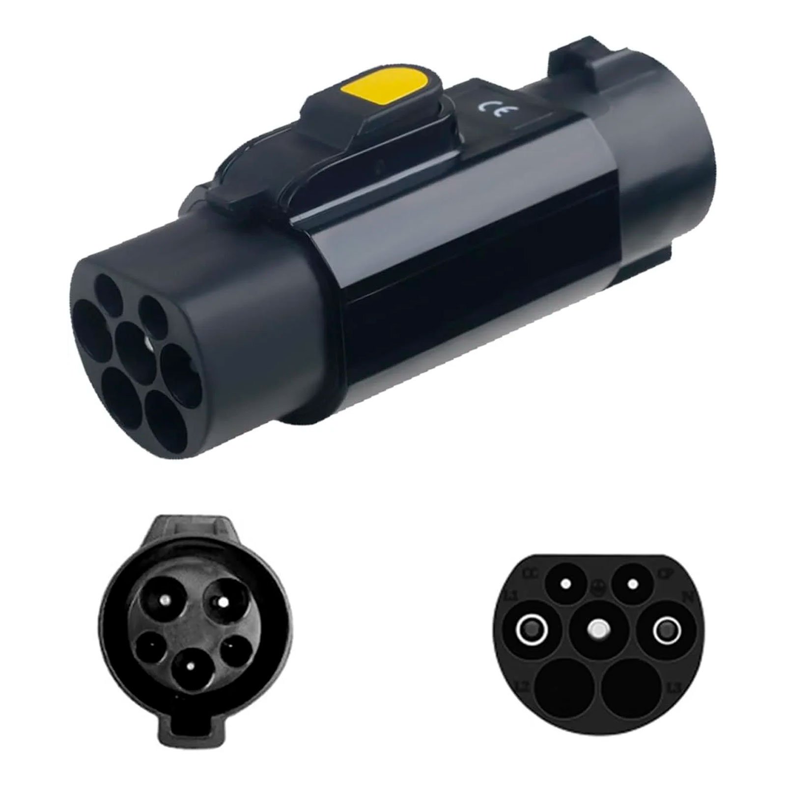 adap4 EVHIKING - Adaptador de Carga EV J1772 (Tipo 1) a GB/T (BYD) - Imagen 1